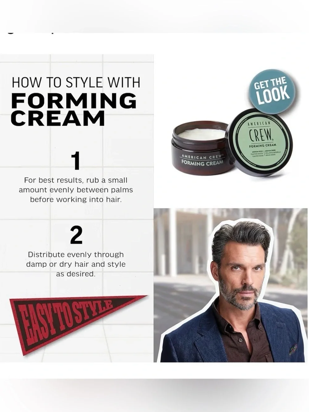 AMERICAN CREW FOAMING CREAM SIMILAR TO GEL